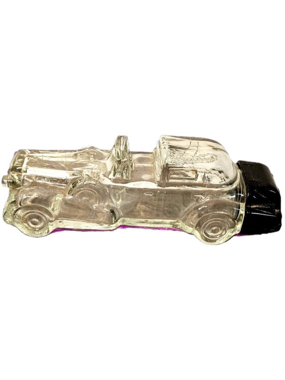 Vintage Avon "Solid Gold Cadillac" Car Decanter Bottle - ITEM #2306